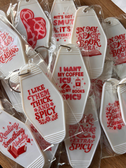 🌶️❤️🔥 Smutty Motel Keyring ❤️🔥🌶️