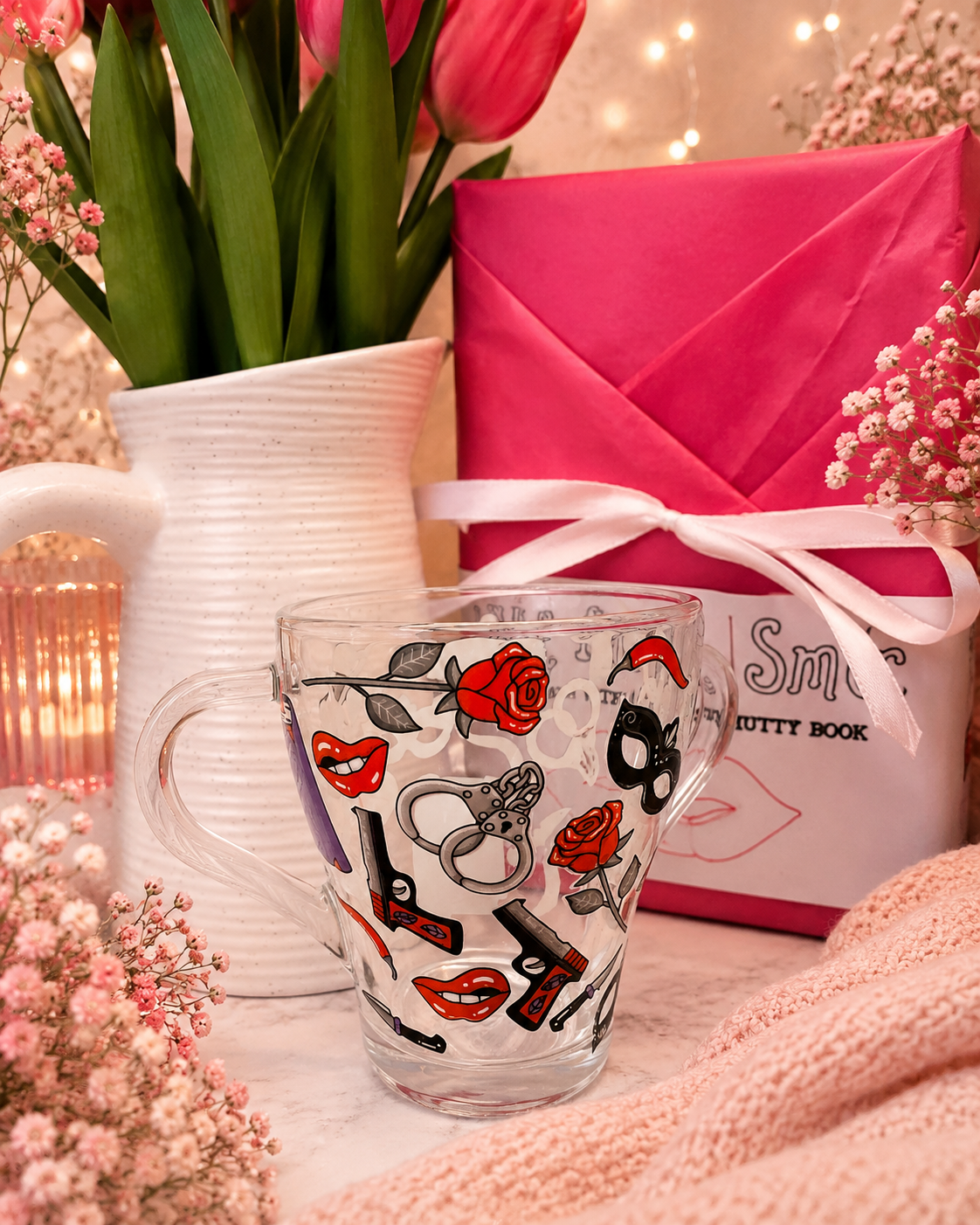 Dark Romance Lover Glass Mug