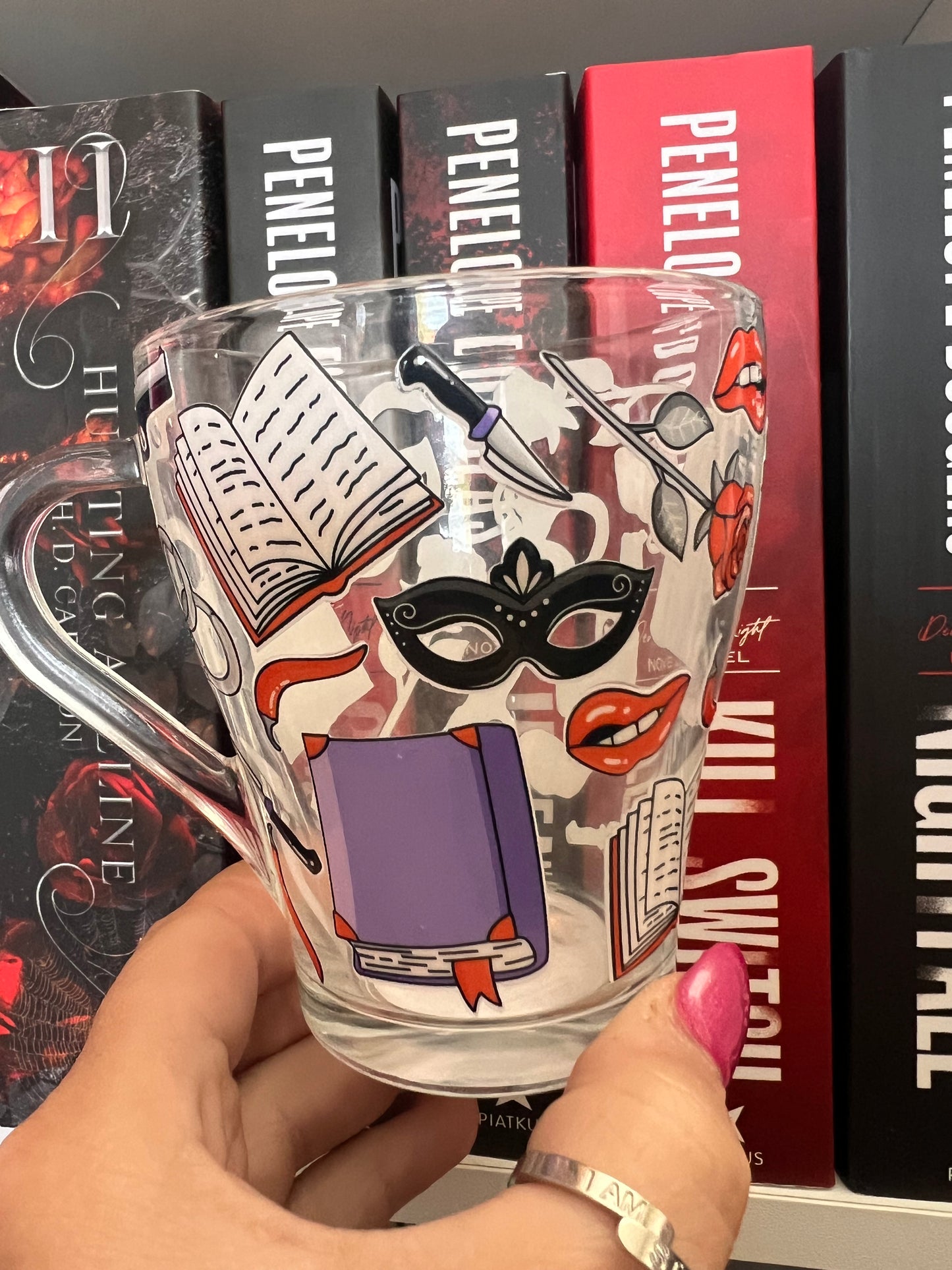 Dark Romance Lover Glass Mug
