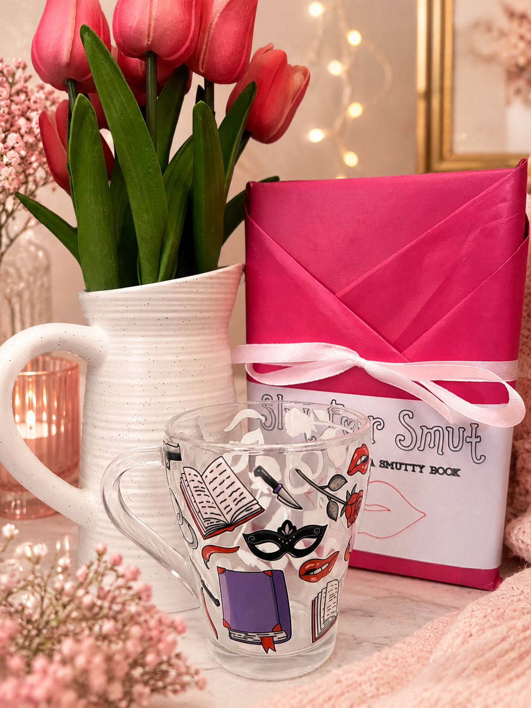 Dark Romance Lover Glass Mug