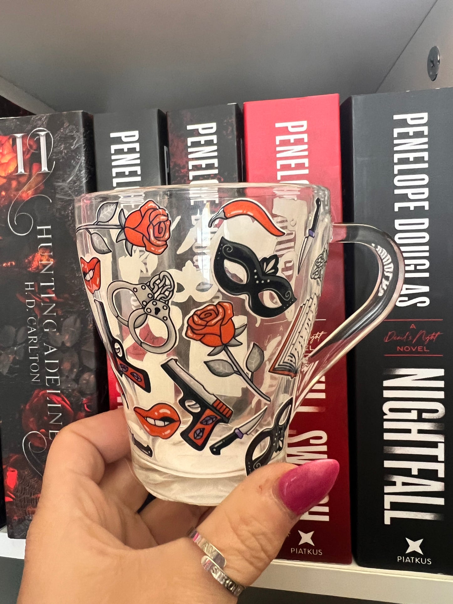 Dark Romance Lover Glass Mug