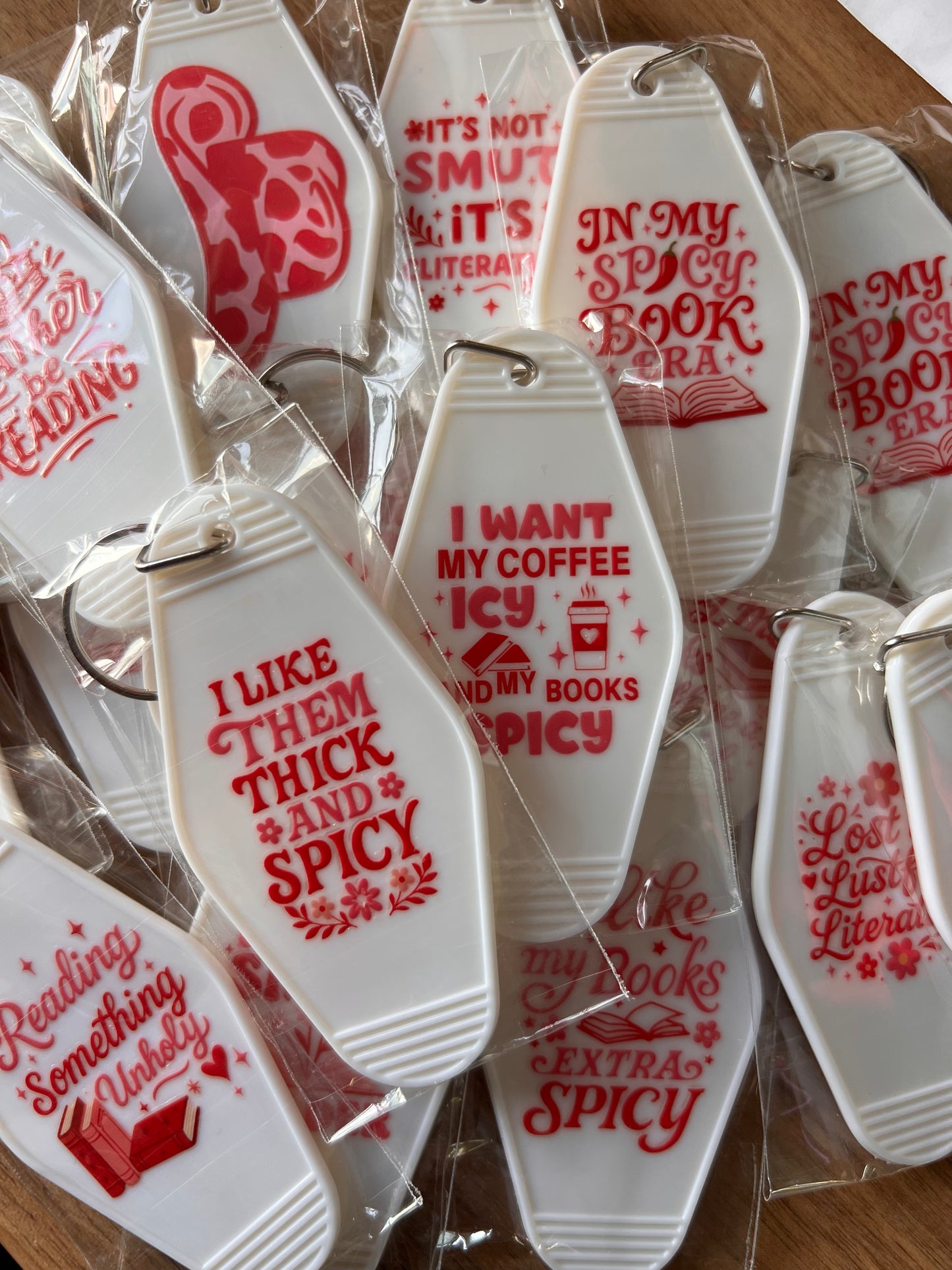 🌶️❤️‍🔥 Smutty Motel Keyring ❤️‍🔥🌶️